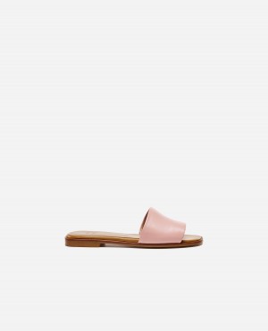 Sandalias Flattered Mouna Cuero Zapatos Rosas | MXJVR60155