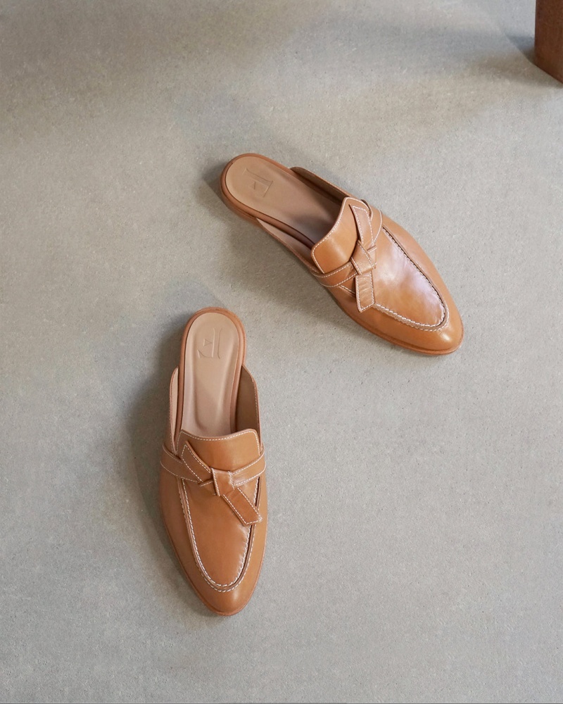 Bailarinas Flattered Daisy Cuero Zapatos Marrom | MMXHR16303