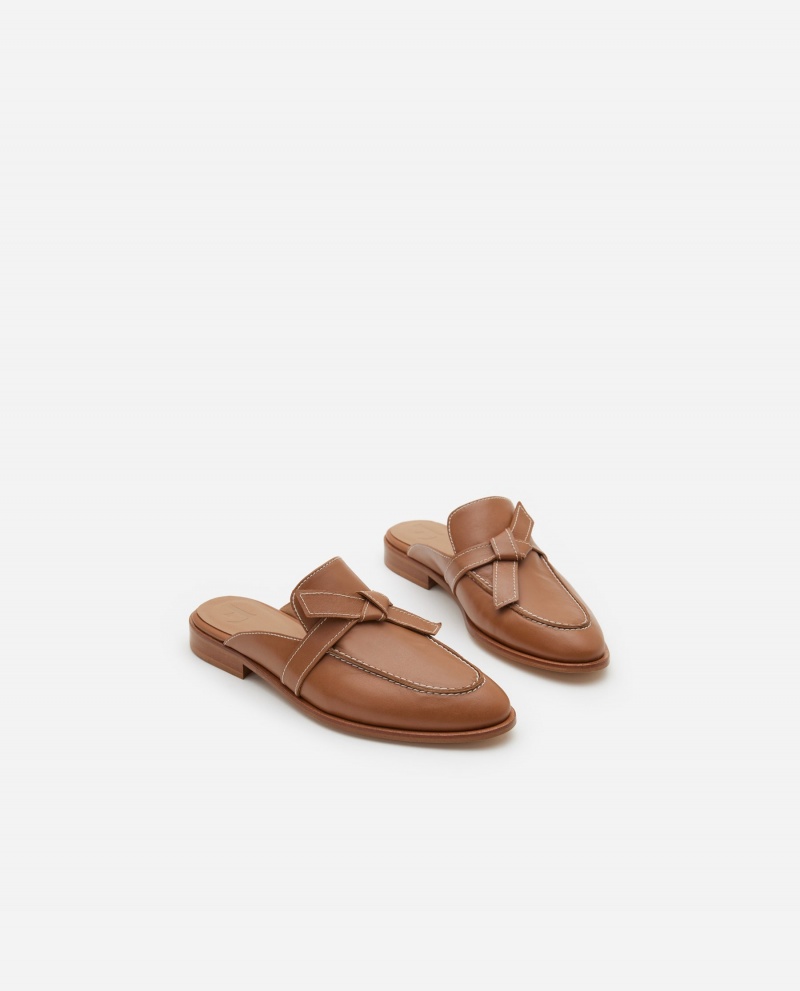 Bailarinas Flattered Daisy Cuero Zapatos Marrom | MMXHR16303