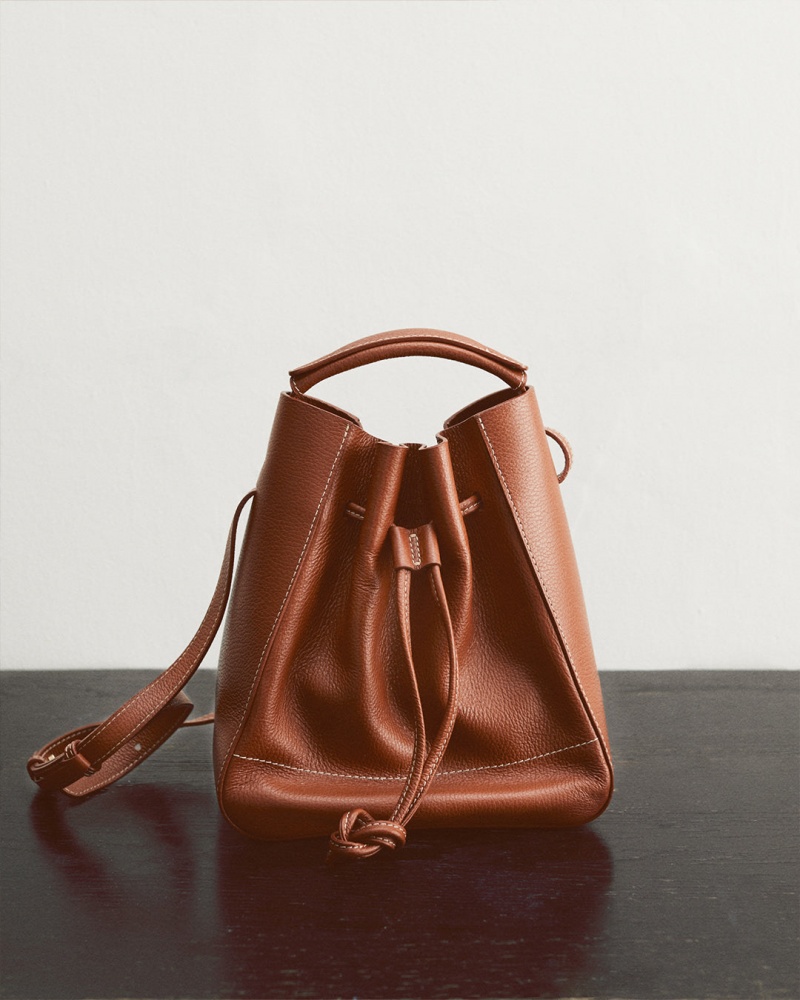 Bolsas Flattered Bo Bucket Bag Cuero Accessories Marrom | YMXGT68656