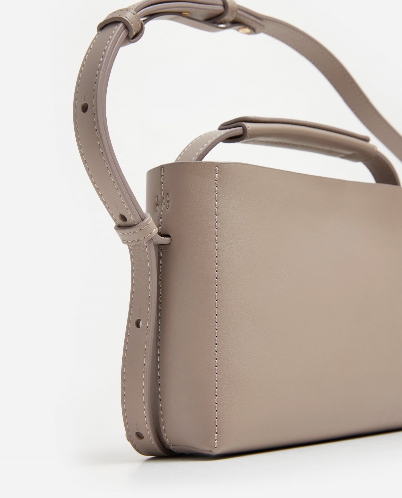 Bolsas Flattered Hedda Mini Handbag Cuero Accessories Grises Marrom | UMXND23148