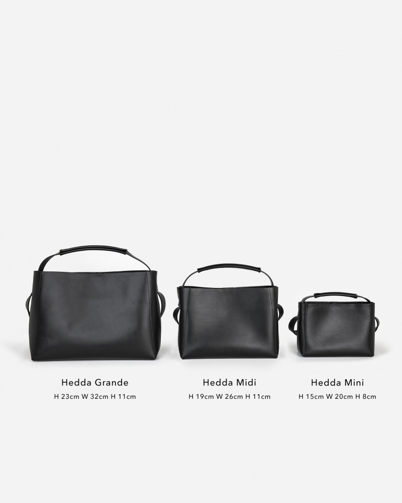 Bolsas Flattered Hedda Mini Handbag Cuero Accessories Grises Marrom | UMXND23148
