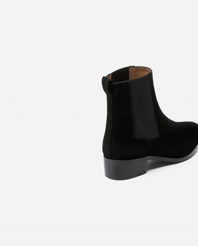 Botas Flattered Lucile Gamuza Zapatos Negros | YMXGT74412