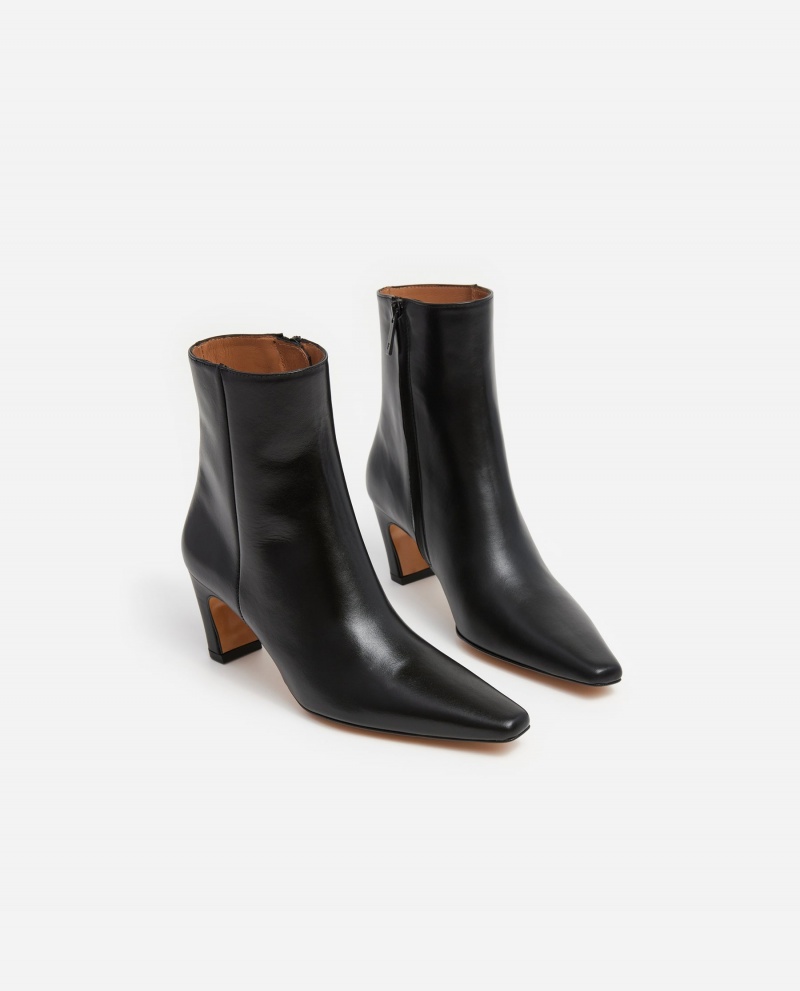 Botas Flattered Xena Cuero Zapatos Negros | MMXFT80873