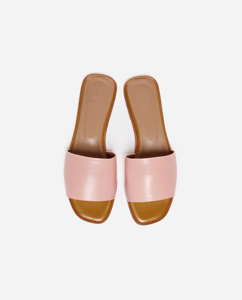 Sandalias Flattered Mouna Cuero Zapatos Rosas | MXJVR60155